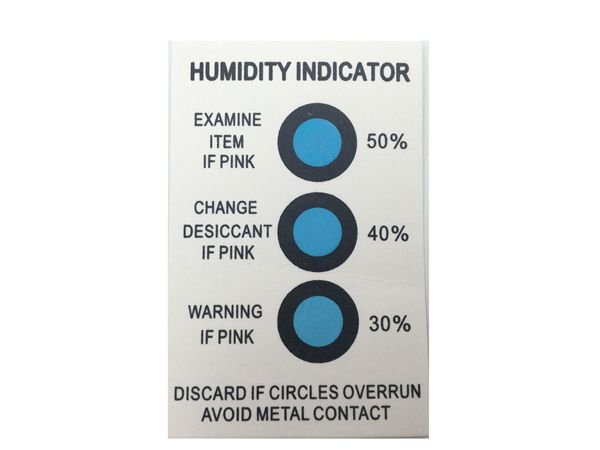 Customize Your Logo Humidity Indicator/ Moisture Indicator Card/ Humidity Indicator Sheet