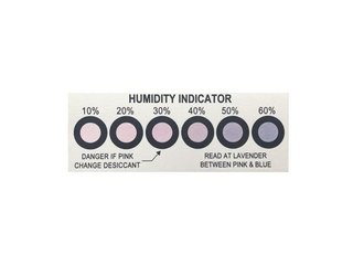 6 Dots 10%-60% Moisture Indicator Card