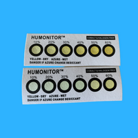 RH 10%-60% 6 Spot Cobalt & Halogen Free Humidity Indicator Card 