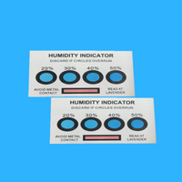 4 Dots Humidity Indicator Card 20%-50% blue to pink
