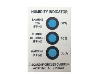China Factory Humidity Indicator/ Moisture Indicator Card