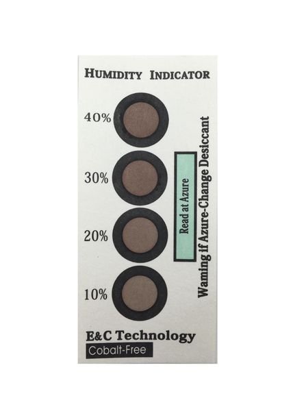 10%-40% 4 Dots Cobalt-free Humidity Indicator Card/Cobalt-free Humidity Indicator