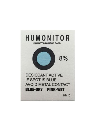 High Quality Moistureproof Packing RH8% Moisture Indicator Cards
