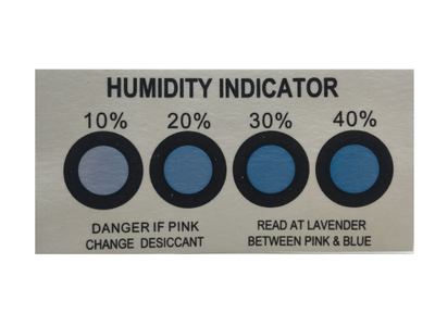 Cobalt Four Points Humidity Indicator Card Strip 