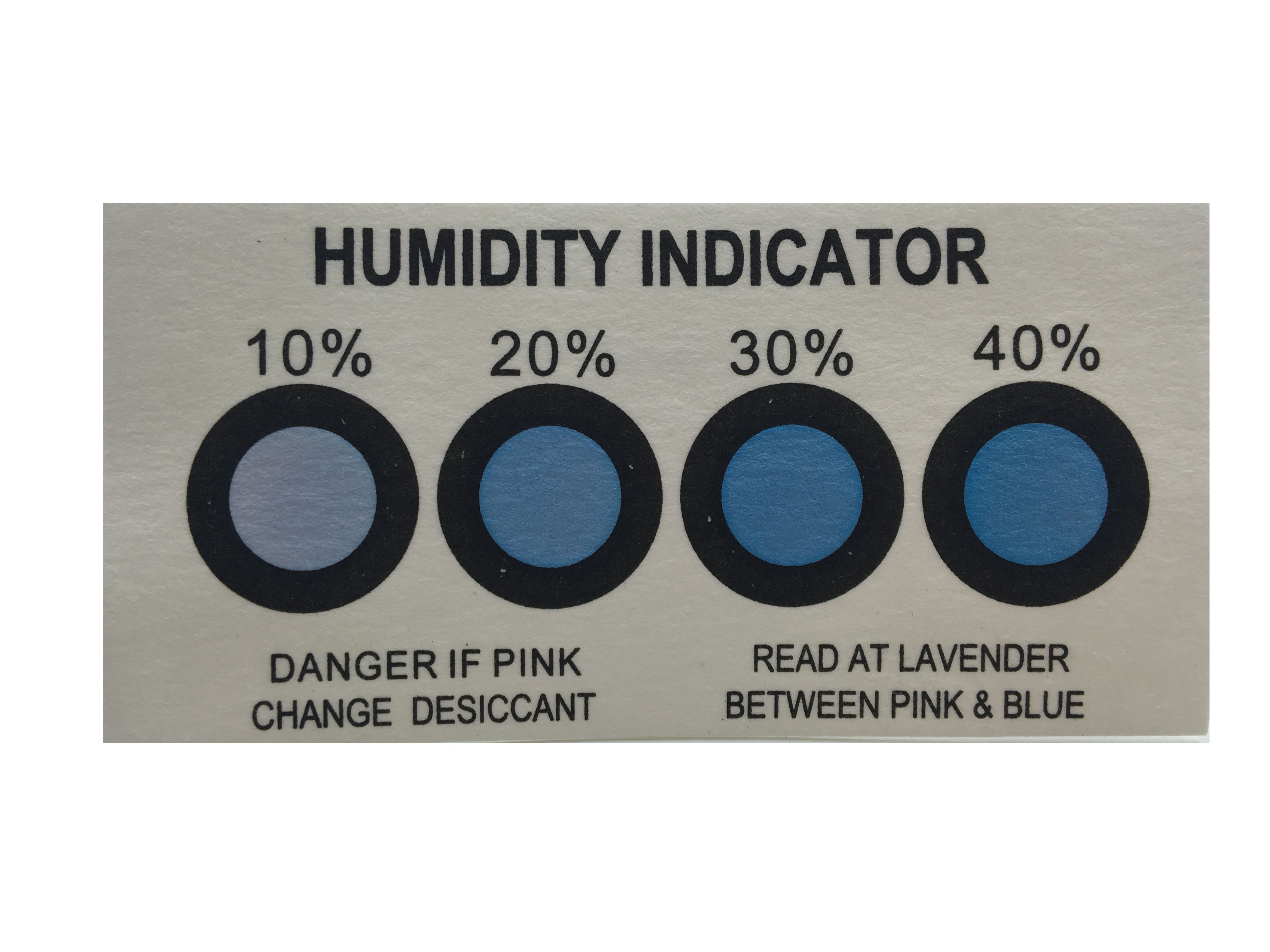 PCB Four Points Cobalt Humidity Indicator Card Strip
