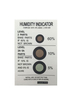  3 Dots 5%-10%-60% LED Humidity Indicator Card HIC