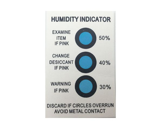 PCB three Points Cobalt Humidity Indicator Card Strip